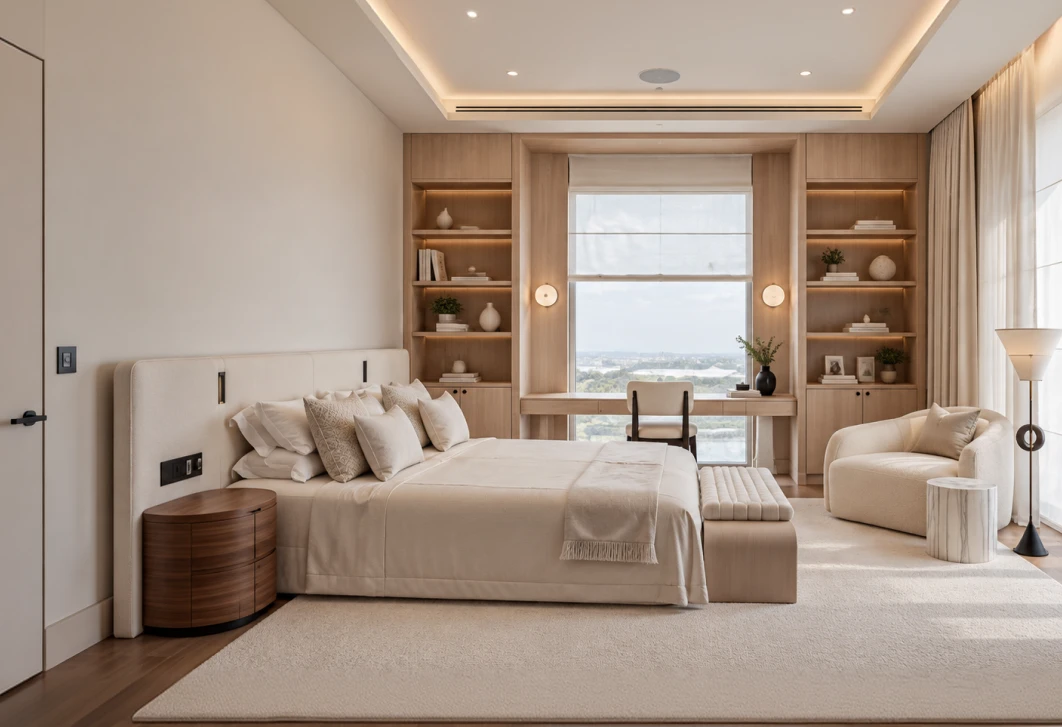Bedroom interior fitout